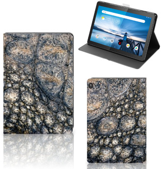 B2Ctelecom Hoesje Lenovo Tablet M10 Tablet Hoes met Standaard Krokodillenprint