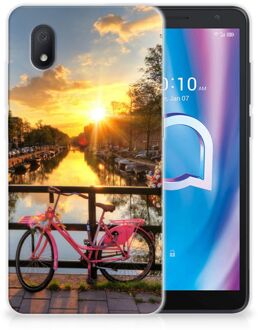 B2Ctelecom Hoesje maken Alcatel 1B (2020) Telefoonhoesje Amsterdamse Grachten