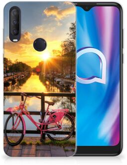 B2Ctelecom Hoesje maken Alcatel 1S (2020) Telefoonhoesje Amsterdamse Grachten