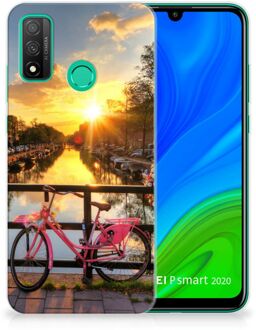 B2Ctelecom Hoesje maken Huawei P Smart 2020 Telefoonhoesje Amsterdamse Grachten