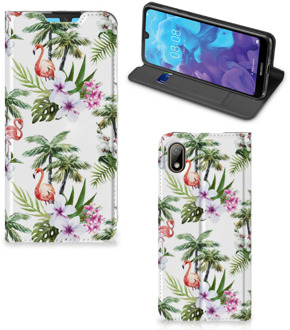 B2Ctelecom Hoesje maken Huawei Y5 (2019) Flamingo Palms