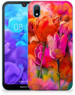 B2Ctelecom Hoesje maken Huawei Y5 (2019) Tulpen