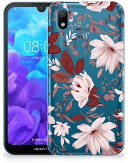 B2Ctelecom Hoesje maken Huawei Y5 (2019) Watercolor Flowers