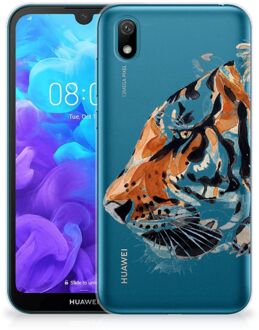 B2Ctelecom Hoesje maken Huawei Y5 (2019) Watercolor Tiger