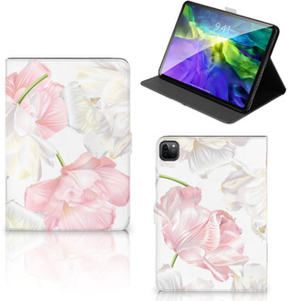 B2Ctelecom Hoesje maken iPad Pro 11 (2020) Cover met Magneetsluiting Mooie Bloemen