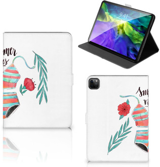 B2Ctelecom Hoesje maken iPad Pro 11 (2020) Cover met Standaard Quotes Boho Summer