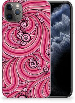 B2Ctelecom Hoesje maken iPhone 11 Pro Max Swirl Pink