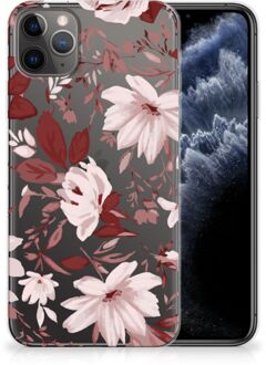 B2Ctelecom Hoesje maken iPhone 11 Pro Max Watercolor Flowers