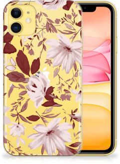 B2Ctelecom Hoesje maken iPhone 11 Watercolor Flowers