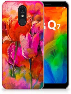 B2Ctelecom Hoesje maken LG Q7 Tulpen