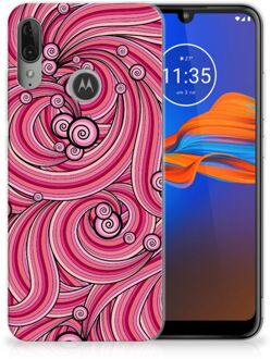 B2Ctelecom Hoesje maken Motorola Moto E6 Plus Swirl Pink