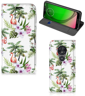 B2Ctelecom Hoesje maken Motorola Moto G7 Play Flamingo Palms