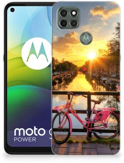 B2Ctelecom Hoesje maken Motorola Moto G9 Power Telefoonhoesje Amsterdamse Grachten