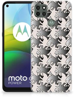 B2Ctelecom Hoesje maken Motorola Moto G9 Power Telefoonhoesje Salamander Grey