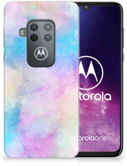 B2Ctelecom Hoesje maken Motorola One Zoom Watercolor Light