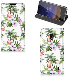 B2Ctelecom Hoesje maken Nokia 2.2 Flamingo Palms