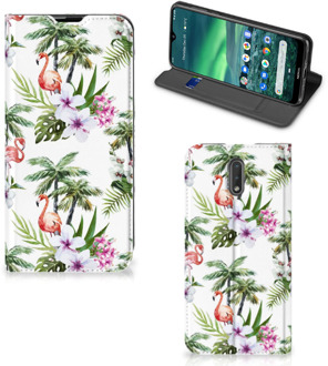 B2Ctelecom Hoesje maken Nokia 2.3 Flamingo Palms