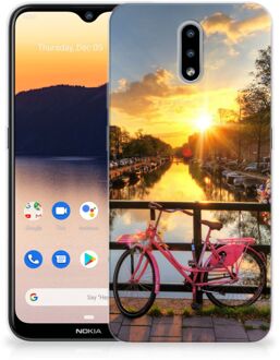 B2Ctelecom Hoesje maken Nokia 2.3 Telefoonhoesje Amsterdamse Grachten