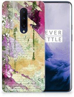 B2Ctelecom Hoesje maken OnePlus 7 Pro Letter Painting