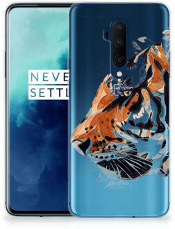 B2Ctelecom Hoesje maken OnePlus 7T Pro Watercolor Tiger