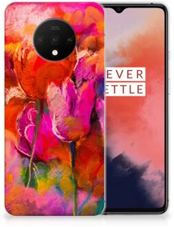 B2Ctelecom Hoesje maken OnePlus 7T Tulpen