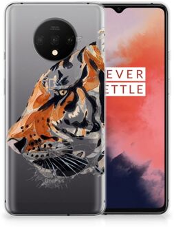 B2Ctelecom Hoesje maken OnePlus 7T Watercolor Tiger