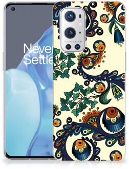 B2Ctelecom Hoesje maken OnePlus 9 Pro Telefoonhoesje met Naam Barok Flower