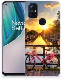 B2Ctelecom Hoesje maken OnePlus Nord N10 5G Telefoonhoesje Amsterdamse Grachten