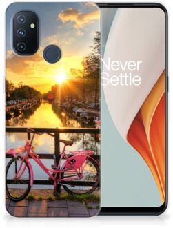 B2Ctelecom Hoesje maken OnePlus Nord N100 Telefoonhoesje Amsterdamse Grachten