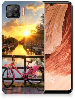 B2Ctelecom Hoesje maken OPPO A73 4G Telefoonhoesje Amsterdamse Grachten