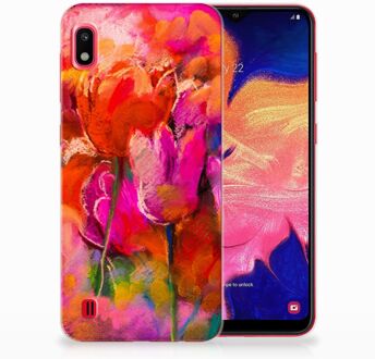 B2Ctelecom Hoesje maken Samsung Galaxy A10 Tulpen