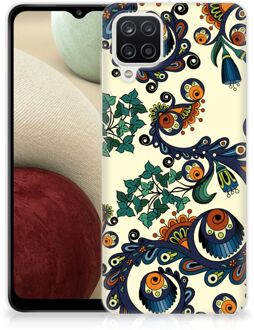 B2Ctelecom Hoesje maken Samsung Galaxy A12 Telefoonhoesje met Naam Barok Flower