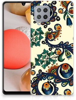 B2Ctelecom Hoesje maken Samsung Galaxy A42 Telefoonhoesje met Naam Barok Flower