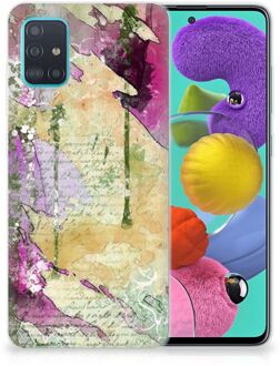 B2Ctelecom Hoesje maken Samsung Galaxy A51 Letter Painting