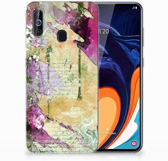 B2Ctelecom Hoesje maken Samsung Galaxy A60 Letter Painting