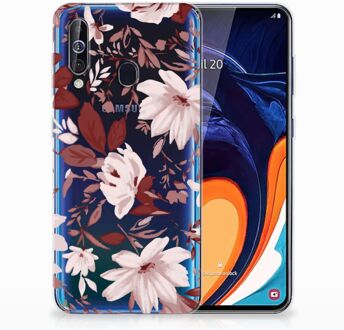 B2Ctelecom Hoesje maken Samsung Galaxy A60 Watercolor Flowers