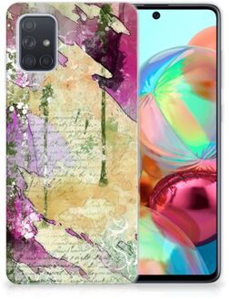 B2Ctelecom Hoesje maken Samsung Galaxy A71 Letter Painting