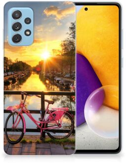 B2Ctelecom Hoesje maken Samsung Galaxy A72 Telefoonhoesje Amsterdamse Grachten