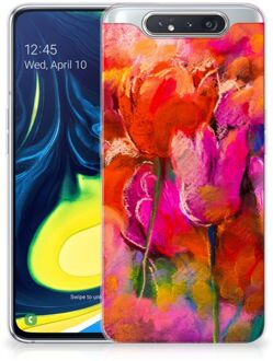 B2Ctelecom Hoesje maken Samsung Galaxy A80 Tulpen