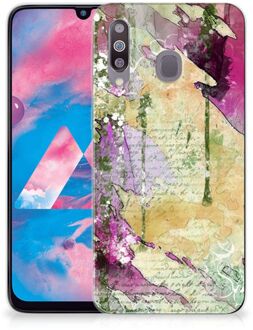 B2Ctelecom Hoesje maken Samsung Galaxy M30 Letter Painting