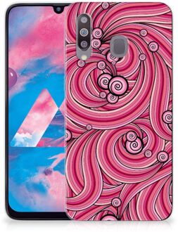 B2Ctelecom Hoesje maken Samsung Galaxy M30 Swirl Pink