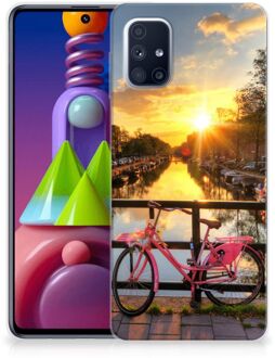 B2Ctelecom Hoesje maken Samsung Galaxy M51 Telefoonhoesje Amsterdamse Grachten