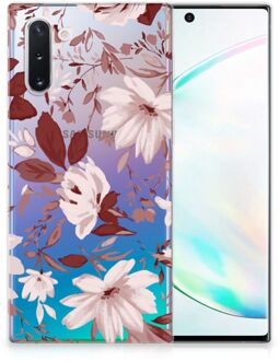 B2Ctelecom Hoesje maken Samsung Galaxy Note 10 Watercolor Flowers