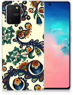 B2Ctelecom Hoesje maken Samsung Galaxy S10 Lite Telefoonhoesje met Naam Barok Flower