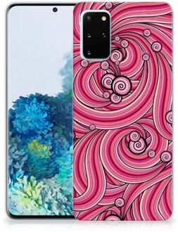 B2Ctelecom Hoesje maken Samsung Galaxy S20 Plus Swirl Pink