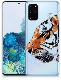 B2Ctelecom Hoesje maken Samsung Galaxy S20 Plus Watercolor Tiger