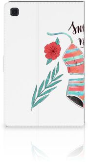 B2Ctelecom Hoesje maken Samsung Galaxy Tab A7 (2020) Cover met Standaard Quotes Boho Summer