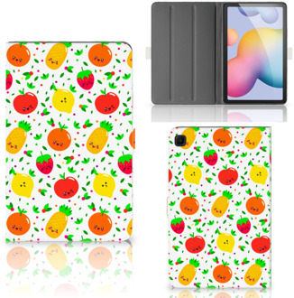 B2Ctelecom Hoesje maken Samsung Galaxy Tab S6 Lite Hoesje met Magneetsluiting Ontwerpen Fruits