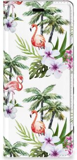 B2Ctelecom Hoesje maken Sony Xperia 5 Flamingo Palms