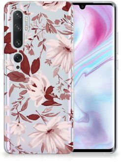 B2Ctelecom Hoesje maken Xiaomi Mi Note 10 Pro Watercolor Flowers